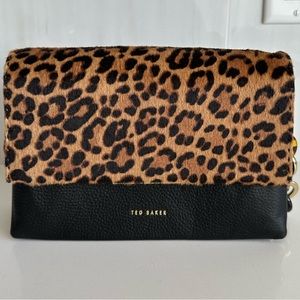 Ted Baker Resin Chain Leopard Print Bag